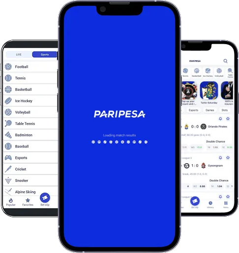 Capture d'cran des différents interface de betandyou APK Cameroun